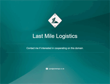 Tablet Screenshot of lastmilelogistics.com